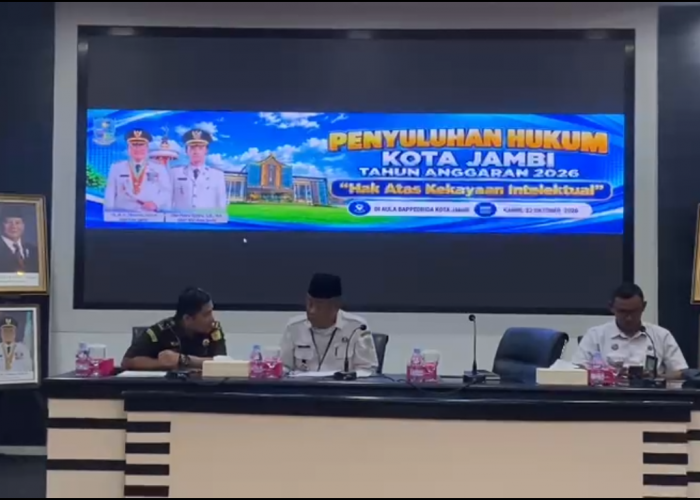 Dorong UMKM Naik Kelas, Pemkot Jambi Gelar Penyuluhan Hukum Hak Kekayaan Intelektual