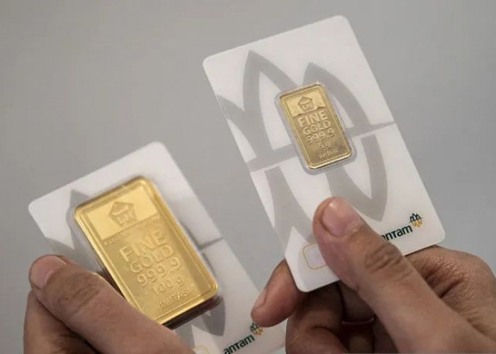 Kamis pagi ini harga emas Antam turun kembali ke Rp2,850 juta/gr