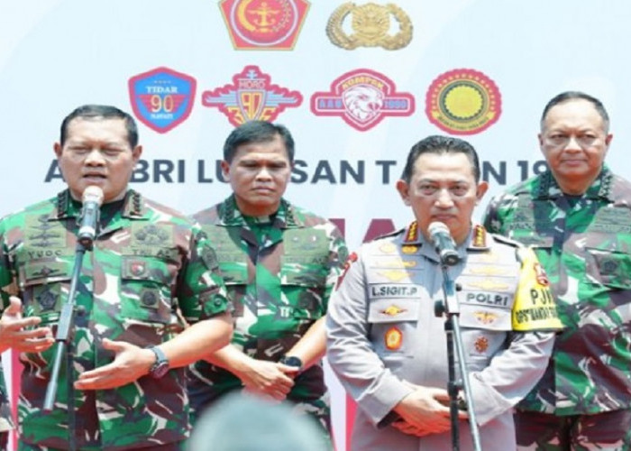 Kapolri dan Panglima TNI Ajak Bersama Menjaga Pemilu 2024 Damai
