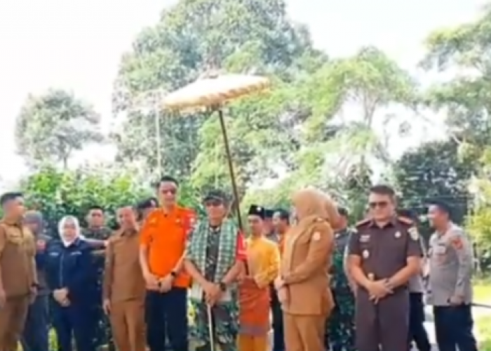 Bupati dan Wakil Bupati Tanjabtim Sambut Kunjungan Danrem 042/Gapu, Perkuat Sinergi Pencegahan Karhutla  