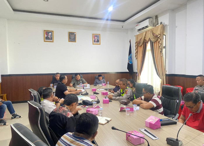 Sekda Zulhifni Pimpin Rapat Pembentukan Satgas Angkutan Batubara