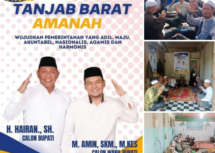 Rindukan Perubahan Perubahan, Masyarakat Seberang Kota Sambut Kunjungan Tim Pemenangan Hairan-Amin