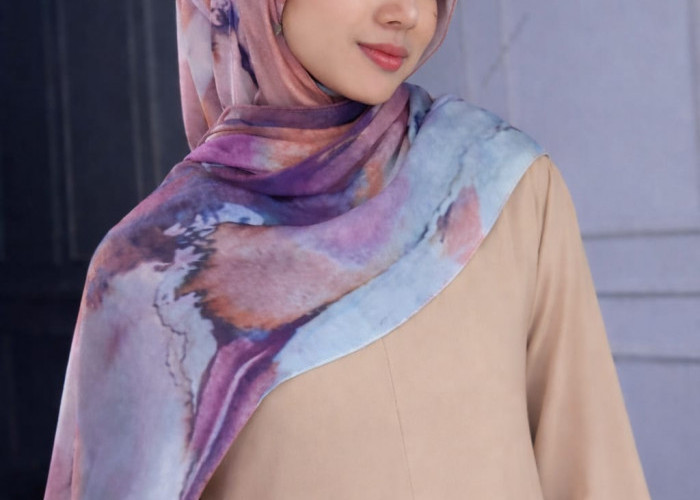 Tutorial Pashmina Simpel dan Elegan, Jadi Tren Lebaran Tahun Ini