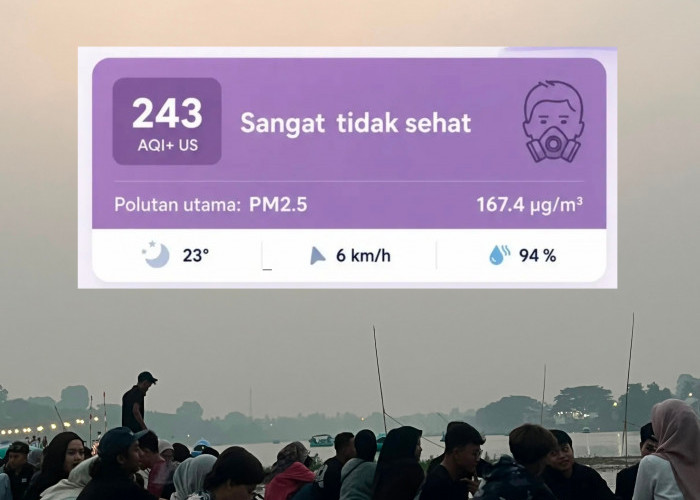 Kualitas Udara Kota Jambi Duduki Peringkat Pertama Terburuk di Indonesia dengan Kategori 'Sangat Tidak Sehat'