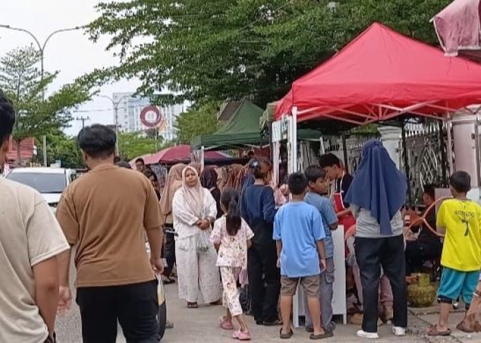  Awal Ramadan, Kawasan Bank Indonesia Hingga Upt Bahasa Universitas Jambi Dipadati Pemburu Takjil