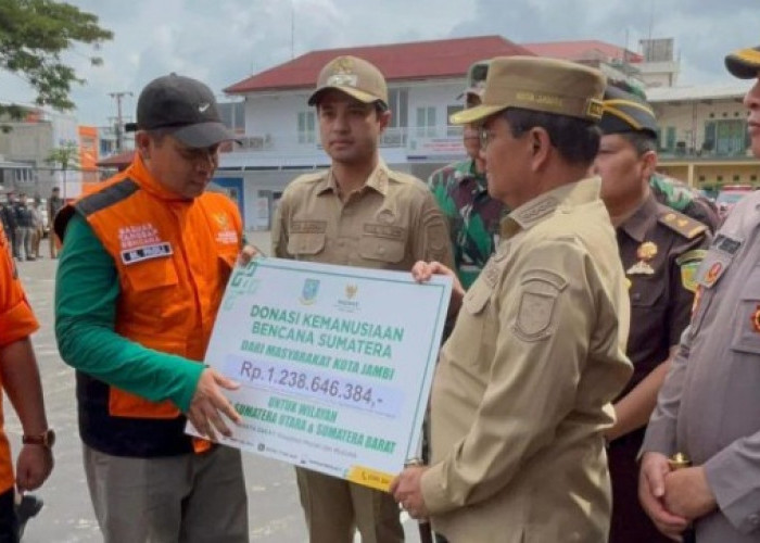 Pemkot Jambi Salurkan Donasi 1,23 Miliar untuk Korban Bencana Sumbar