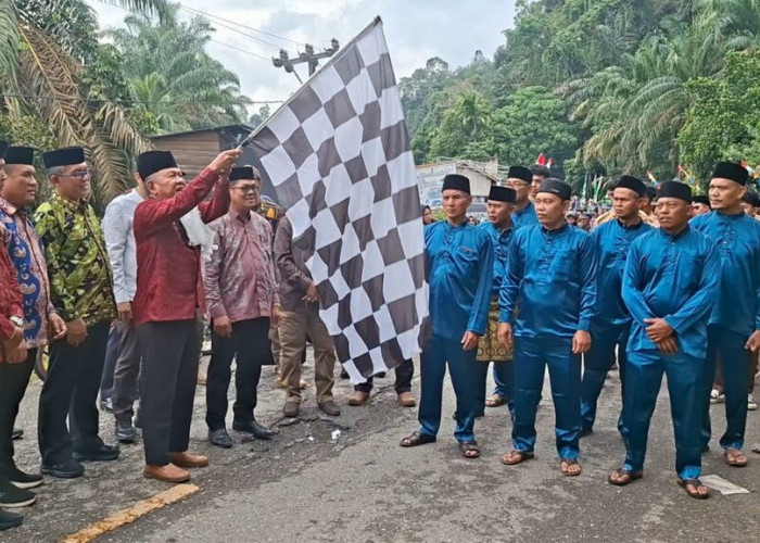 Pawai Ta’aruf MTQH ke-52 Merangin Meriah, Ribuan Warga Padati Jalur Pawai