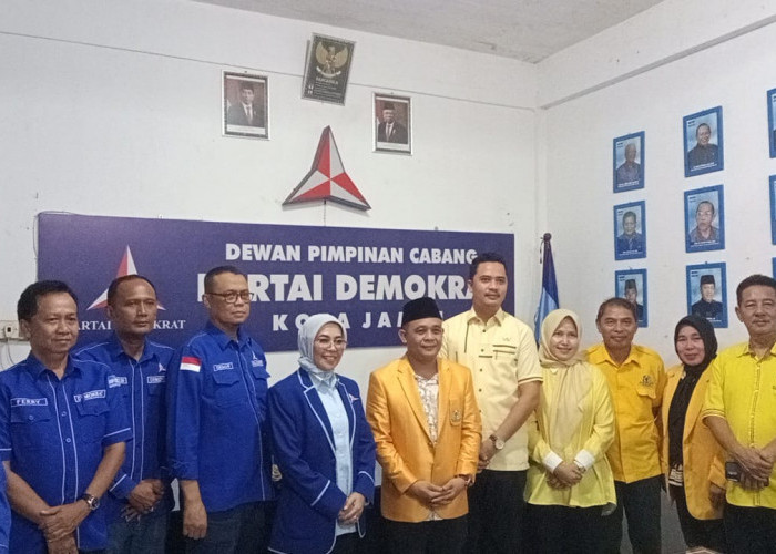 Demokrat Kota Jambi Sambut Kedatangan Partai Golkar Kota Jambi untuk Mendaftarkan Bakal Calon Wali Kota Jambi 