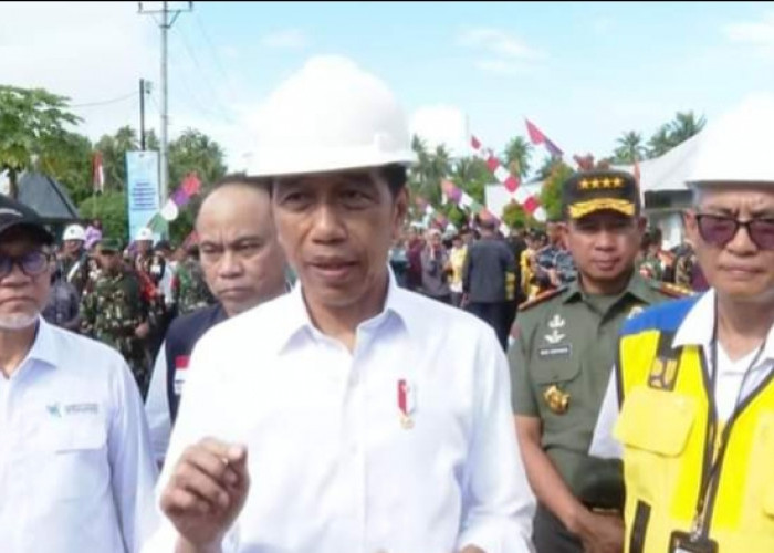 Presiden RI Jokowi Resmikan BTS 4G dan Pemberian BLT di Sulawesi Utara