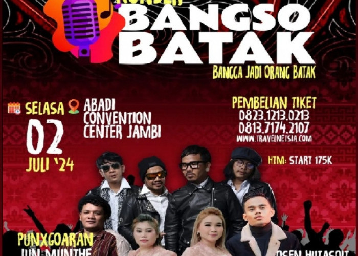 Menghadirkan Musisi Top, Group Jambi Ekspres Jadi Penyelenggara Konser Musik Batak Pertama di Jambi