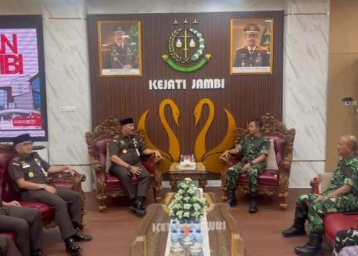 Kajati Jambi Terima Silaturahmi Danrem 042/GAPU, Perkuat Sinergi