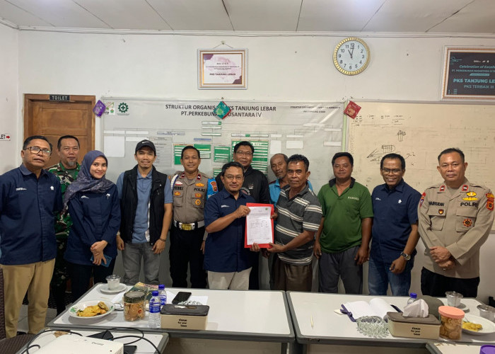 PKS Tanjung Lebar PTPN IV Regional IV Tegaskan Tolak TBS Ilegal, Gandeng Kepolisian Jaga Rantai Pasok