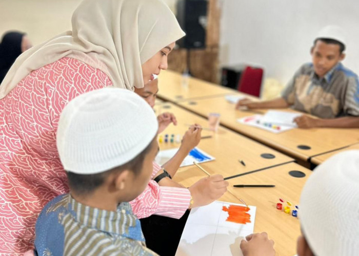 Bangun Kepercayaan Diri, Anak Binaan LPKA Muara Bulian Ikuti Kegiatan Art Therapy