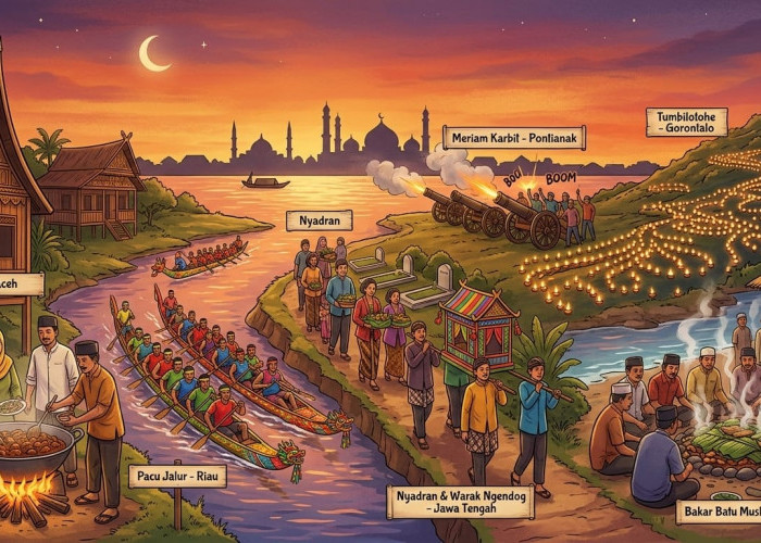 Tradisi Unik Menyambut Ramadhan dari Barat hingga Timur Indonesia