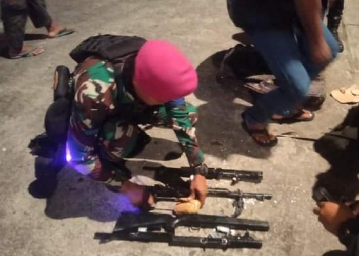 TNI AL Berhasil Gagalkan Penyelundupan Senjata dan Amunisi Ilegal menuju Nabire di Pelabuhan Ambon