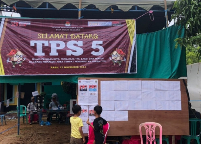 TPS 5, Pilkada Serentak Tahun 2024 Bertepatan di Kabupaten Tebo Kecamatan Rimbo Bujang Desa Mekar Kencana 