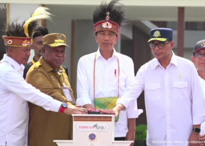 Presiden Jokowi Resmikan Kilang Gas Tangguh Train 3 di Papua Barat
