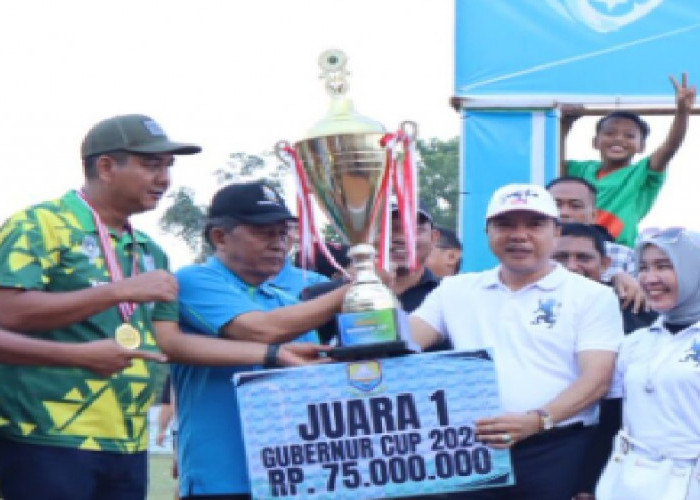 Turnamen Sepakbola Gubernur Cup 2024 di Kabupaten Batang Hari Resmi Ditutup