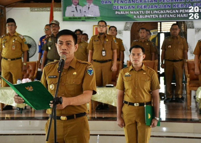 Bupati Batanghari Lantik 190 PPPK Paruh Waktu