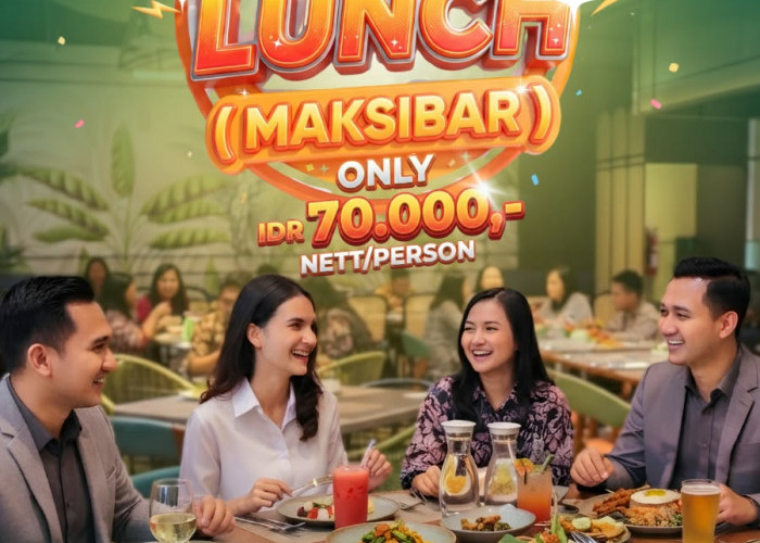 Nikmati Makan Siang Puas Tanpa Batas di Promo Spesial “10.10 Shocking Lunch (Maksibar)” Hanya di Luminor Hotel