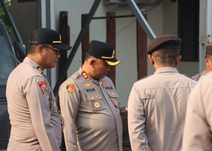 Kapolres Tanjab Barat Cek Kesiapan Kendaraan dan Peralatan Karhutla