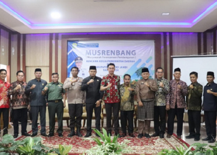 Musrenbang RKPD Tahun 2024, Bappeda Muaro Jambi Percepat Transformasi Ekonomi