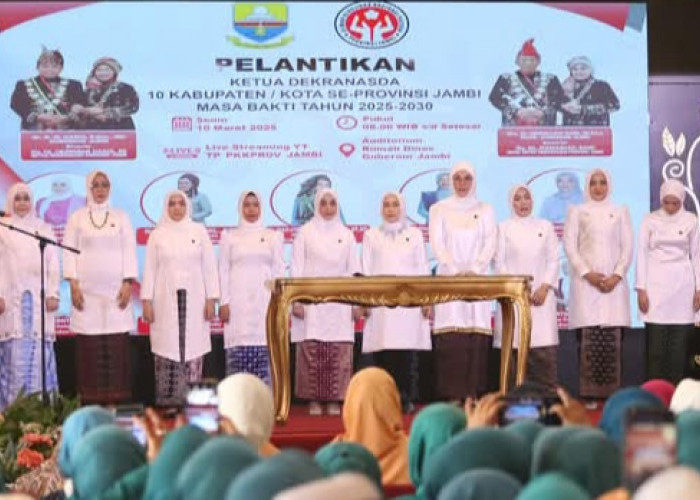 Pelantikan Ketua Dekranasda 10 Kabupaten/ Kota Se- Provinsi Jambi