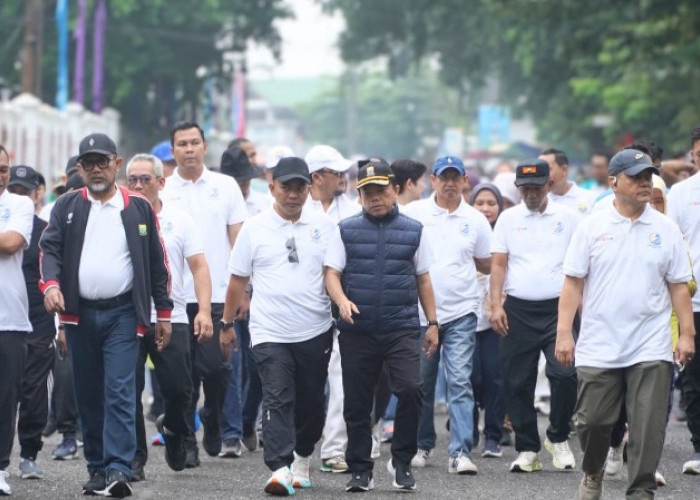 HUT Ke-69 Provinsi Jambi, Gubernur Al Haris Ajak Warga Jalan Santai dan Buka Pasar Tani