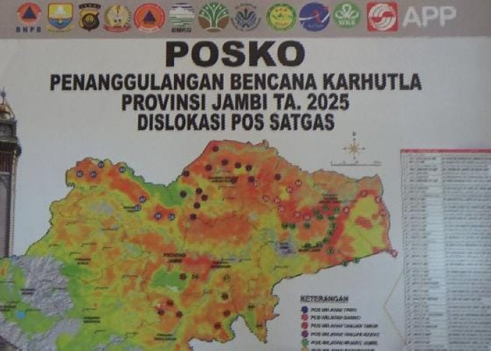 Karhutla Di Jambi Meluas – 421 Hektare Lahan Terbakar, Titik Api Masih Aktif