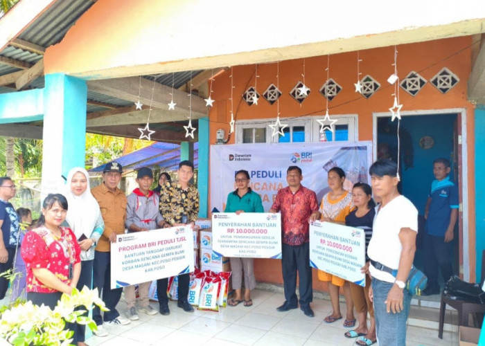 Tanggap Bencana Gempa Poso, BRI Peduli Salurkan Bantuan Bagi Korban Terdampak