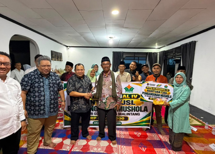PTPN IV Regional IV Salurkan Bantuan Rp50 Juta untuk Pembangunan Mushola SDN 03 Gunuang Malintang