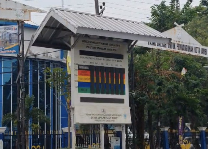AQMS Tugu Keris Rusak, Perbaikan Tak Bisa Gunakan APBD Kota Jambi