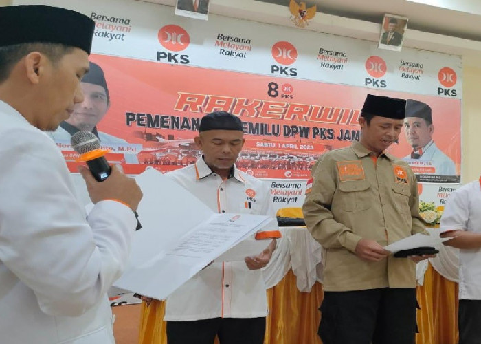 Ketua DPW PKS Jambi Lantik Kordapil PKS Se-Provinsi Jambi