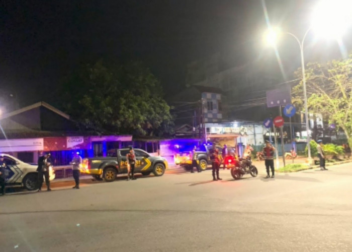 Polres Tanjab Barat Gelar Patroli Cipkon di Kota Kuala Tungkal