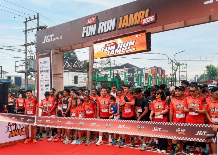 J&T Fun Run Jambi 2026 Sukses Digelar, 1.500 Peserta Meriahkan HUT ke-11 J&T Express