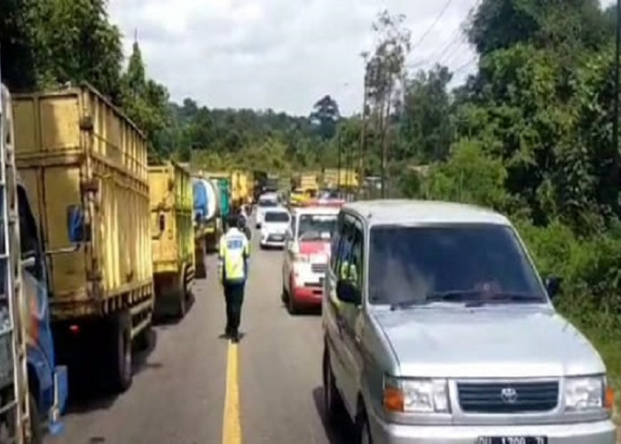Kemacetan di Jalan Lintas Timur Sumatera Akibat Angkutan Batu Bara, Ini Sebab Kemacetannya
