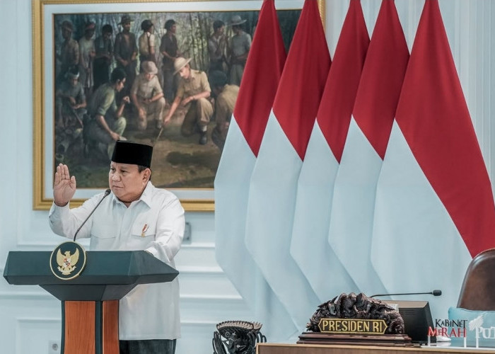 Prabowo Subianto Hadiri Halalbihalal Purnawirawan TNI AD, Tegaskan Komitmen Militer Demi Stabilitas Bangsa
