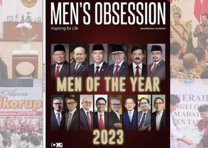 Menteri ATR/BPN Hadi Menjadi Salah Satu Sosok Men of The Year Versi Majalah Men's Obsession