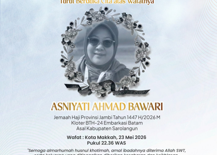 Jemaah Haji Asal Sarolangun Wafat di Tanah Suci, Ibadah Haji Akan Dibadalkan PPIH