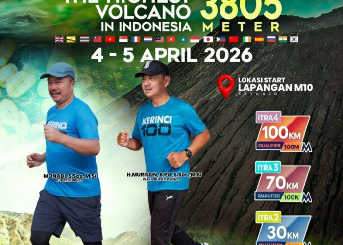 Ajang Trail Run Internasional di Gunung Kerinci Dongkrak Sport Tourism