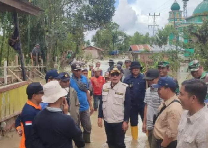 Pantau Perbaikan Infrastruktur Tanggul Penahan Banjir di Tanjung Muda Sungai Penuh 