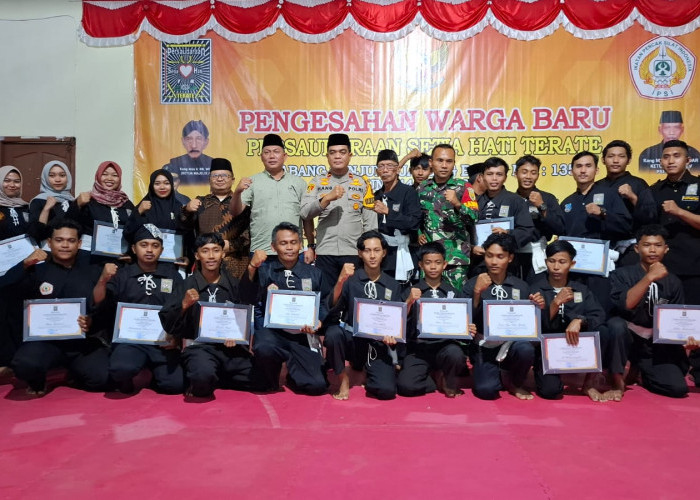 Ratusan Pendekar Silat sambut Hairan, Wisuda Tingkat 1 Warga PSHT di Tanjab Barat