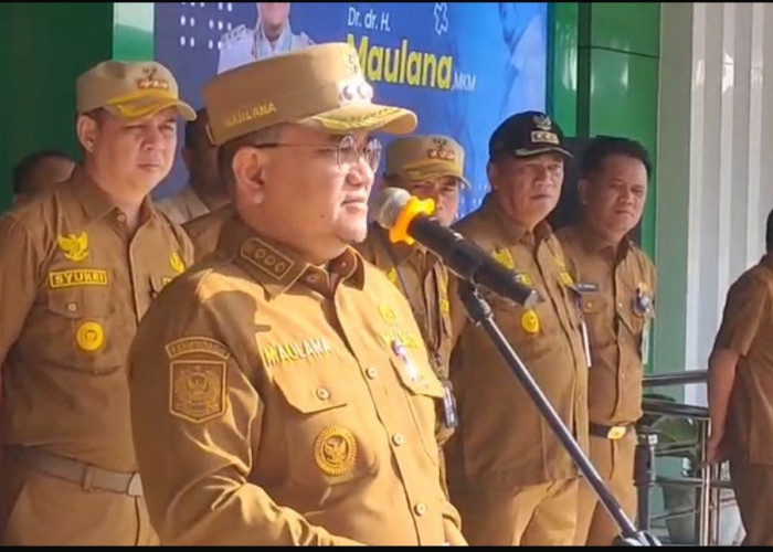 Apel penertiban pbg,Maulana luncurkan lapor pak bos