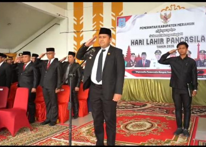 Upacara Hari Lahir Pancasila, Bupati M. Syukur Ingatkan Disiplin ASN, Semangat Gotong Royong dan Kebersamaan 