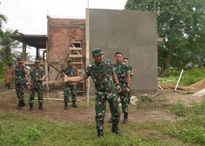 Danrem 042/Gapu Kolonel Inf Rachmad Tinjau Pembangunan Kodim Baru di Kabupaten Batanghari