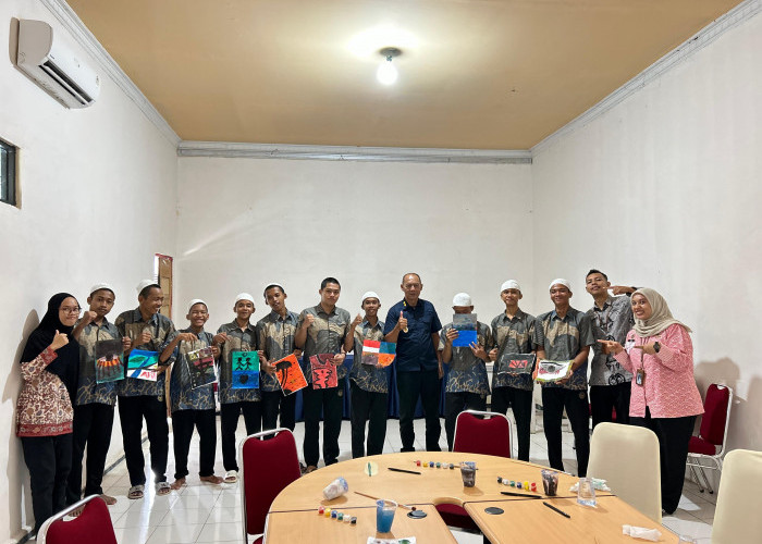 Bangun Kepercayaan Diri, Anak Binaan LPKA Muara Bulian Ikuti Kegiatan Art Therapy