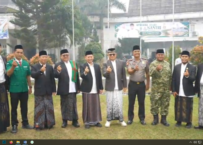 Wabup Muslimin Tanja Pimpin Apel Hari Santri 2026 di Tanjab Timur