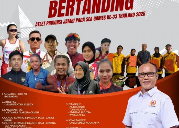 Asa Emas Di Negeri Gajah Putih, 15 atlet Jambi Bertarung Di SEA Games ke‑33 di Thailand