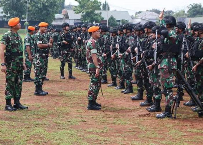 Prajurit Petarung Yonko 467 Kopasgat Siap Operasi Amankan Pangkalan Udara Tertinggi di Papua 
