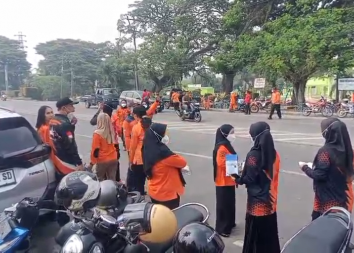 BPBD Sarolangun Bagikan 3.000 Masker Imbas Kabut Asap
